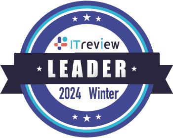 ITreview Grid Award 2024 Winter「LEADER」受賞バッジ